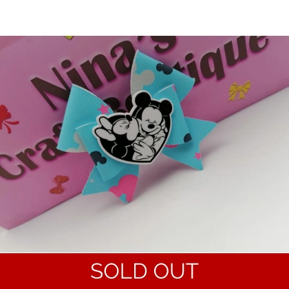 Disney Minnie & Mickey Single Hair Bow